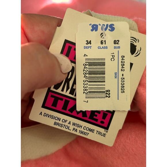 Toys R Us pink poodle skirt, XS/S, NWT, vintage, dressup, Halloween, sparkle - Picture 5 of 6